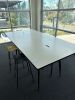 Rectangular Office Meeting Table with Cable Management Ports