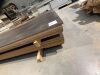 13 Sheets of Particle Board Panel Wood Veneer Dark Finish, r 4020 x 2020mm approx - 2