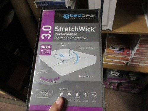 4 x Double Single Bedgear Mattress Protectors, 3.0 Stretchwick