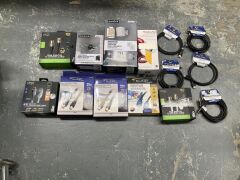 Bundle of Tv Cables, Wall Mount Speaker and Pasta Roller