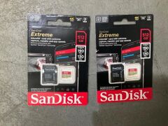 2x SanDisk Extreme Micro SD 512GB