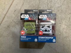 4x Star Wars Bitty Box Bluetooth Speaker