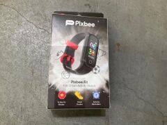 2x Pixbee Fit Kids Smart Activity Watch (Black)