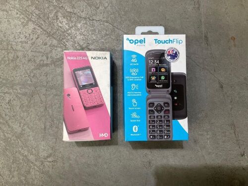 Nokia Mobile Phone and Opel Mobile TouchFlip
