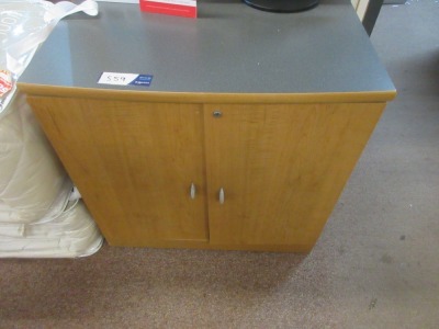 2 Door Low Cabinet with Shelf, 740 x 530 x 730mm H