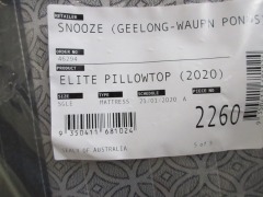 Single Sealy Elite Pillowtop Mattress only - 3