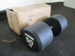 DNL Force USA - Commercial Round Rubber Dumbbell - 50kg (Each, Not Pairs) - RRP $275 - 2