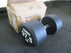DNL Force USA - Commercial Round Rubber Dumbbell - 37.5kg (Each, Not Pairs) - RRP $206.25 - 2