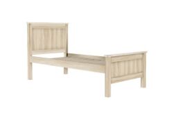 Polo King Single Open Post Bed Frame only, colour: Light Oak. No Bedding