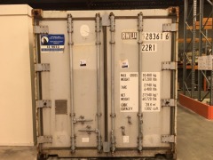 20" Refrigerated Shipping Container (Freezer) Royal Wolf, Serial No: RWLU5283616 - 2