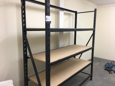 Bay of Shelving, 8 beams, 3 MDF shelf