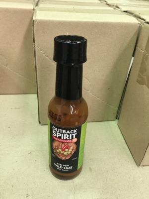 63 x Cartons of Outback Spirit Hot Wild Lime Peri Peri Sauce