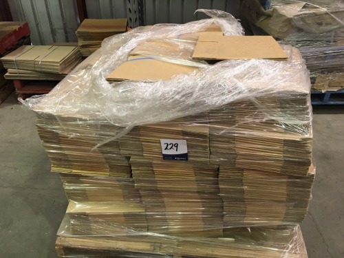 Pallet of Cardboard Cartons