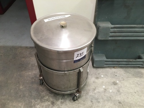 Stainless Steel Small Tank on wheels