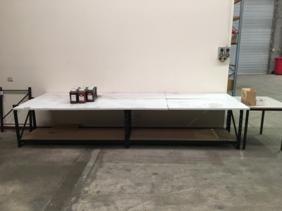 Adjustable Frame Bench, 600mm x 3600mm frame