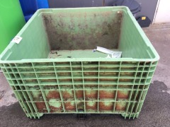 Plastic Pallet Crate, Green
