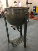 Steam Jacketed Tilting Kettle, Stainless steel, approximately 60 litre capacity - 3