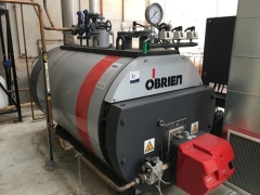2018 O'Brien 300Kw Steam Boiler, Natural Gas, Model: OBYONE800, Serial No: A17UC2719, Built: 2018 - 4