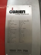 2018 O'Brien 300Kw Steam Boiler, Natural Gas, Model: OBYONE800, Serial No: A17UC2719, Built: 2018 - 5