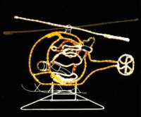 Santa Flying Helicoper (XM6-2008C) 300 x 195cm