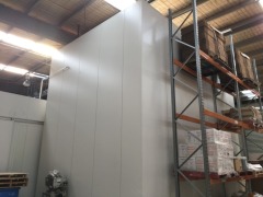 Paul Brandy Freestanding Coolroom, Insulated panel, 6000mm Lx 4500mm W x 6000mm H - 6