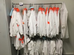 Clothing Rack & Quantity of Food Protective Clothing