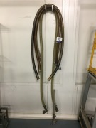 3 x Transfer Hoses with stainless steel fittings