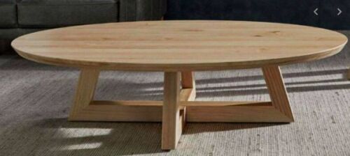 GUADIANA Coffee Table - 160X86 SOLID OAK/NATURAL - RRP $1590