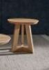 GUADIANA Lamp Table - 55cm SOLID OAK/NATURAL - $590