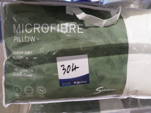 3 x Snooze Microfibre Pillows