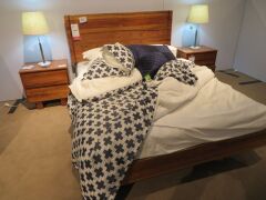 Islington Queen Bed Frame, Blackwood, with Slumberland Soho Mattress & assorted Bedding
