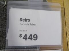 2 x Retro Bedside Tables - 3