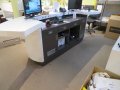 Shop Counter with Storage, 4 Drawers, 2 Doors, 3400 x 1000 x 1050mm H - 3