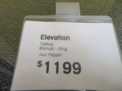 Elevation Tallboy, 5 Drawer, colour: Jazz Pepper, 960 x 460 x 1250mm H - 3