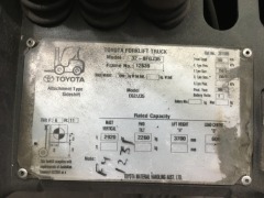 2009 Toyota 3.5 Tonne LPG Counterbalance Forklift, Model: 32-8FGJ35, Serial No: 12639 - 11
