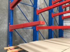 Canterlever Style Stock Racking, 4 Upright Frames, 16 Arms. (16T total rack Capacity) - 2