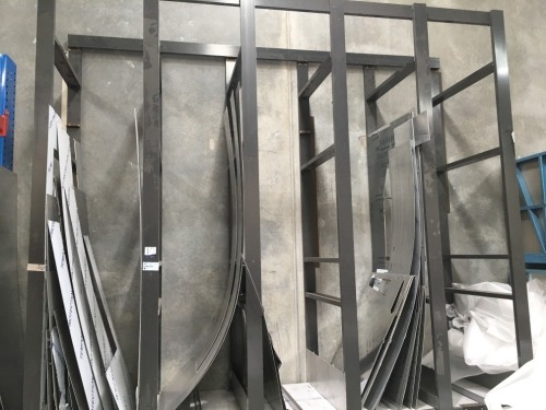 Sheet Storage Rack, Aluminium Steel Fabricated Custom Made