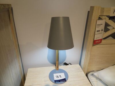 2 x Side Lamps, Bae Table Lamp in Ash Timber