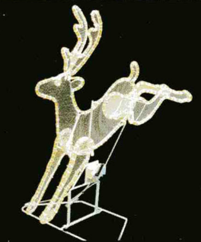 Jumping Reindeer (XM6-2024M) 92 x 62 x 15cm