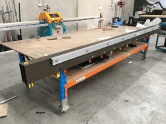 Mobile Work Table, 2 Tier, Adjustable, 3650mm x 1500mm - 2