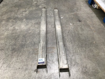 East West Engineering Forklift Extension Slippers, 2000Kg capacity