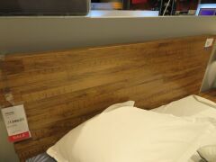 Daintree Queen Bed Frame, with Slumberland Soho Mattress & Bedding - 3