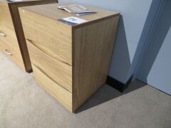 My Design Bedside Table, 3 Drawer, 450 x 450 x 600mm H - 2