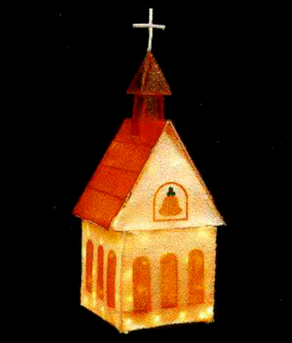 3D Church (XM8-2109) 109 x 35 x 41cm