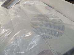 Jackaroo Single on Single Bunk Bed, colour: White, with Sealy Aurora Pillowtop Mattress & Slumberland Soho Mattress & assorted Bedding - 7