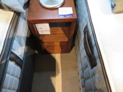 Jazz Bedside Table, 350 x 350 x 600mm H - 2