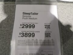 Queen SleepTailor Bespoke Plush/Medium Mattress & Base - 4