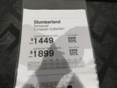 Queen Slumberland Somerset European Collection Mattress & Base - 3
