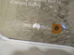Snooze 550 gram Single Wool Quilt - 2