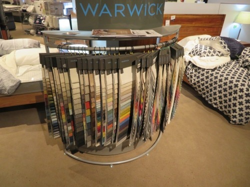 Warwick Fabric Sample Display Stand